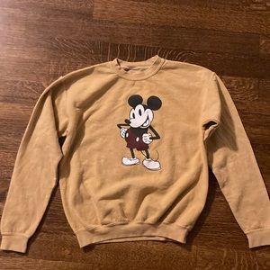 Mickey Mouse garment dyed sweatshirt